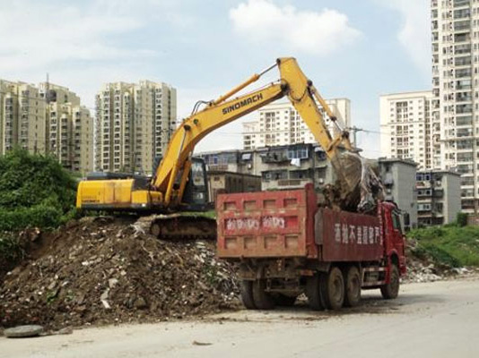 建筑垃圾处理生产线成套设备“以废治废”实现循环利用